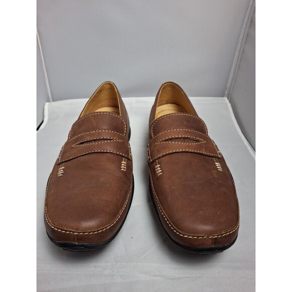 TIMBERLAND Smart Comfort Men\'s Brown Leather Penny Loafers Shoes Size 8.5 main image 8